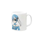 きゃらくりえいとプロジェクトの水無月あおいグッズ Mug :right side of the handle