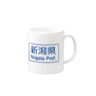 ZEUSJAPANの新潟県のマグカップ Mug :right side of the handle