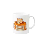 Slabo+Kariiのホットケーキとクマさん Mug :right side of the handle