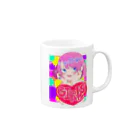 ちょびのがーるず Mug :right side of the handle