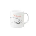 mya-mya=MIYA JUNKO's shop 02のAre you a dog person? Mug :right side of the handle