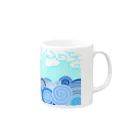 Mitsuhoのうみとそら Mug :right side of the handle