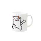 T'seyeの招福猫『福にゃん』福よ来い来い招き猫 Mug :right side of the handle