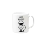 118designのI JUST NEED COFFEE Mug :right side of the handle