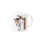 しおたんSHOPの吊られ塩たんマグカップ Mug :right side of the handle