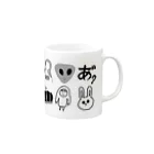 のびのタペストリー Mug :right side of the handle