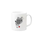 rocoのFUNNY FRIENDS(BABY) おどろき Mug :right side of the handle