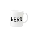 JIN “giving away something good ”のNERD（ナード） Mug :right side of the handle