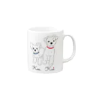 わんすきのKoaくん&Kaiくん Mug :right side of the handle