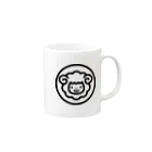 smilesheep公式グッズショップのsmilesheepグッズ Mug :right side of the handle