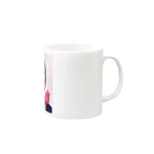 上/うえの無言の花 Mug :right side of the handle