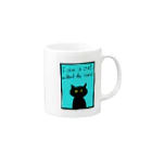 マキオファミリーの有名な猫 Mug :right side of the handle