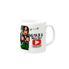 ロクサイワークスのドット絵ロクサイさん Mug :right side of the handle