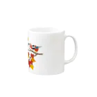 ひねもす屋　2号店のガラ四天王 Mug :right side of the handle