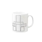 nunomorikotonohaの1号ちゃん展開図 Mug :right side of the handle