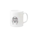 まむの寝てるふり Mug :right side of the handle