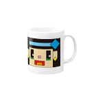 nunomorikotonohaのかくばりこちゃん Mug :right side of the handle