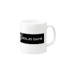 SOLID DAYS グッズショップのSOLID DAYS 2019 ボックスロゴ Mug :right side of the handle