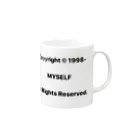 自分用の©︎自分。(1998年生まれ) Mug :right side of the handle