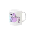 水流苑まちのむにゃむにゃ Mug :right side of the handle