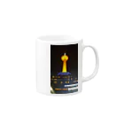 mk-79の京都タワー Mug :right side of the handle