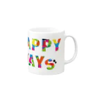 なんでんかんでん　　　　　　　のHappy　Days Mug :right side of the handle
