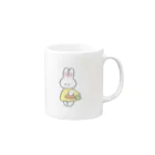 ふんわりうさちゃんのマグカップ Mug :right side of the handle