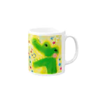 カキ氷BARのワニうらら Mug :right side of the handle