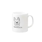 こむのはらへりブルちゃん Mug :right side of the handle