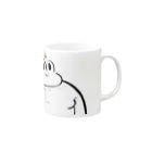 六尺三太郎のかえるトたいよう Mug :right side of the handle