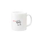 ちえりのあかいいとでんわ ペア Mug :right side of the handle