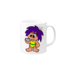 pantsdoragonのサイコロ原人 Mug :right side of the handle