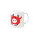 yabeeのかにに Mug :right side of the handle