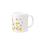 ハンナ屋の花粉症のバンビ[イラスト大] Mug :right side of the handle