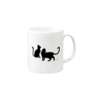 ©satch  [SHEAVESMUSIC/littlesheave]の猫「夢遊鋲」より ©satch Mug :right side of the handle