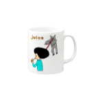 花くまゆうさくのJUICE（ジュース）２ Mug :right side of the handle