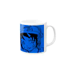 ぷらーなのBlue Pullerna シリーズ Mug :right side of the handle