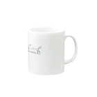 麻生塾 デザイン･クリエイティブ実験SHOPのすえちゃん Mug :right side of the handle