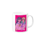 2zdoppoの女の子かわいい Mug :right side of the handle