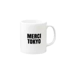MERCI TOKYO by Rui HanamuraのMERCI TOKYO ORIGINAL LOGO GOODS ① マグカップの取っ手の右面