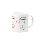 麻生塾 デザイン･クリエイティブ実験SHOPのBUTA Mug :right side of the handle