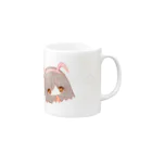 yuuのうさぎ女の子 Mug :right side of the handle