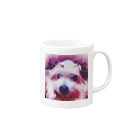 ki＊mama堂のLion Dog. Mug :right side of the handle