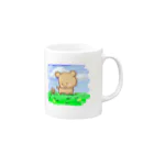 にゃーにゅーのただのクマ Mug :right side of the handle