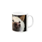 チームらんまるくん🐶の鼻でからんまるくん Mug :right side of the handle