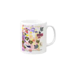 ituko*tukiyama-khの279★月山いつこ作品★春●可愛い杓文字★桃桜1 Mug :right side of the handle