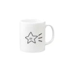 ひまわりんごのいびつな流れ星 Mug :right side of the handle