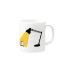 お文具のお文具の日光浴 Mug :right side of the handle