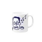 somosomogoodsの困ったおじさん Mug :right side of the handle