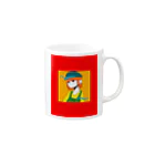 P-girlのshort  hair Mug :right side of the handle